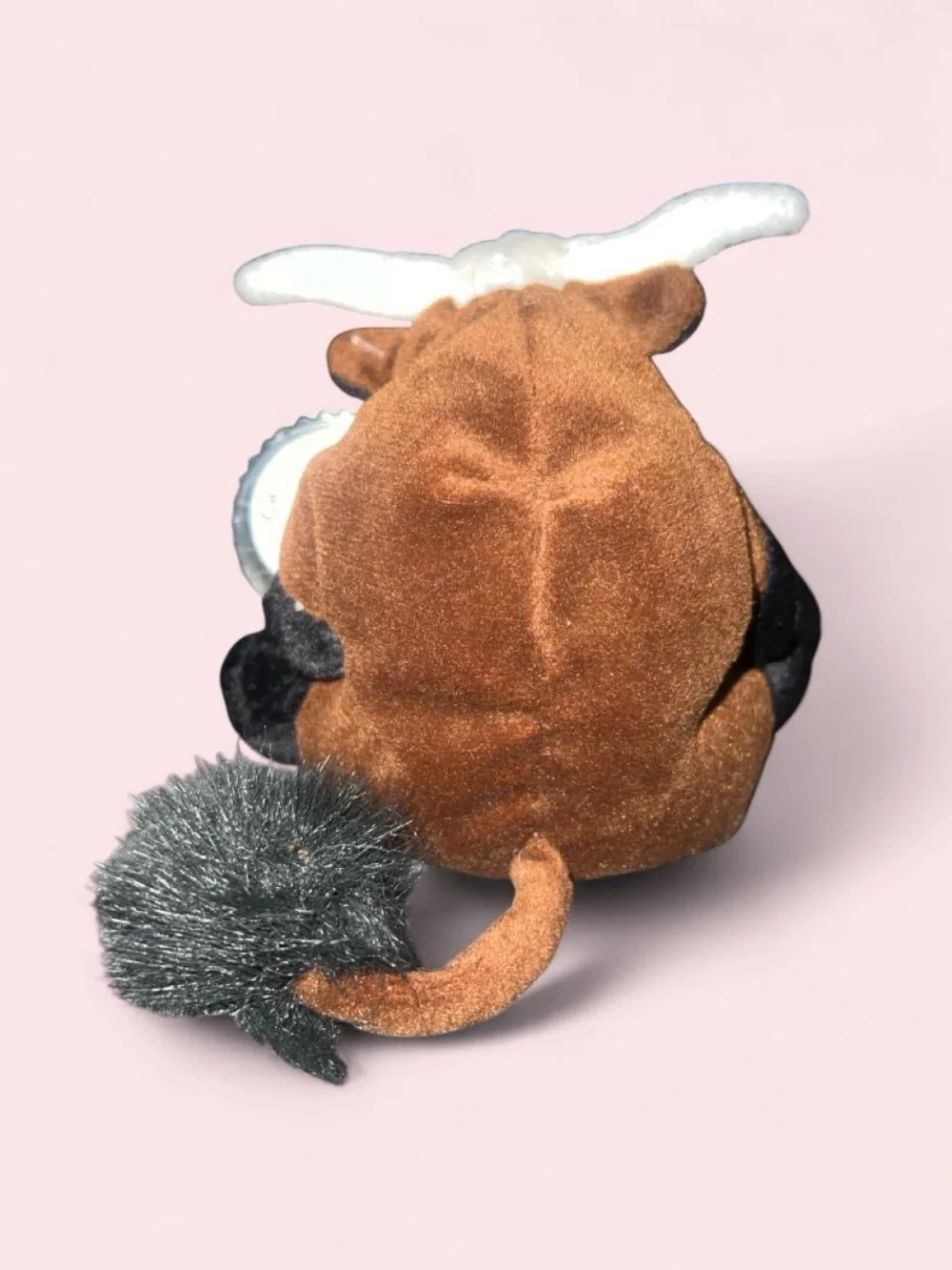 Coca-Cola Plush Longhorn Cow Holding Bottle and Shimmering Cap